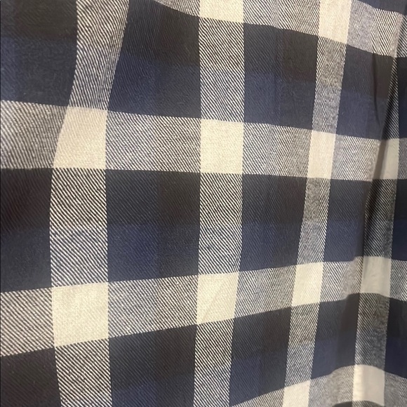 Wrangler Blue Plaid Flannel Shacket size S - Picture 7 of 8